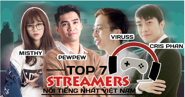 Các streamer nổi tiếng ở Việt Nam