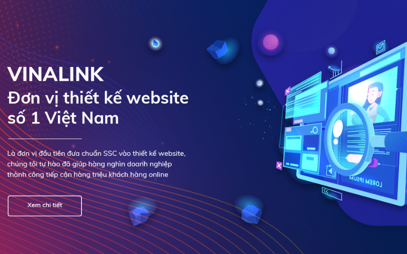 Vinalink - Công ty thiết kế website nổi bật