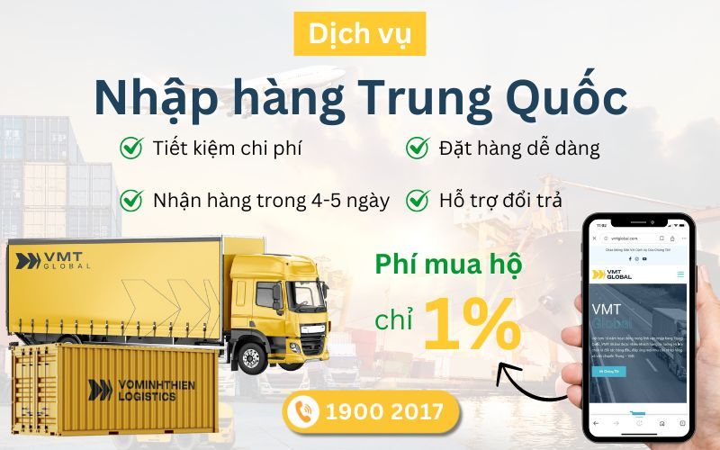 đơn vị nhập hàng trung quốc vmt global