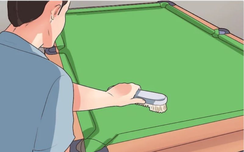 vệ sinh bàn bida thường xuyên