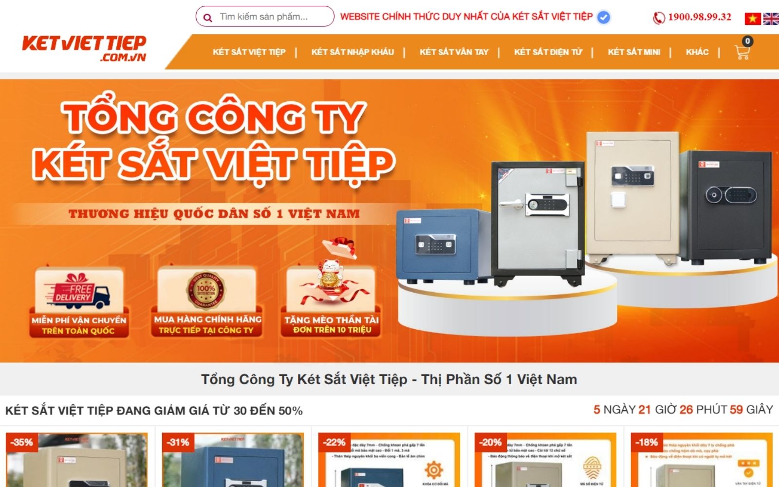 Công ty bán két sắt Philips Việt Tiệp